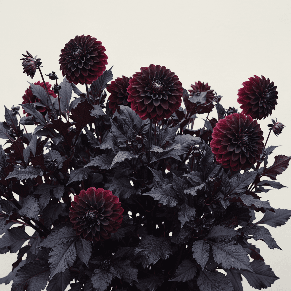 Dahlia ‘Verrone’s Obsidian’